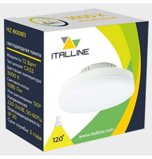 Лампа светодиодная Italline  GX53 12Вт 3000K HZ 800811