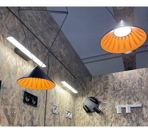 Подвесной светильник Italline IT03-1429 IT03-1430 black/orange