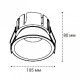 Встраиваемый светильник Italline IT06-6032 IT06-6032 white 3000K