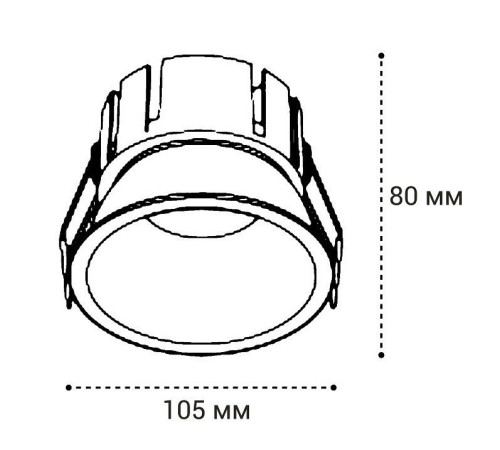 Встраиваемый светильник Italline IT06-6032 IT06-6032 white 4000K