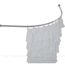 Карниз для ванны Aquanet Malta/Vista дуга 1500x1500 мм нержавеющая сталь 00156490