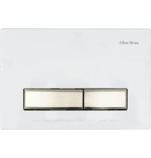 Кнопка смыва пневматическая Allen Brau Fantasy 2.0 ABS белый/никель браш 9.20004.20