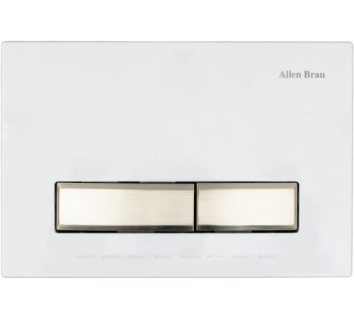 Кнопка смыва пневматическая Allen Brau Fantasy 2.0 ABS белый/никель браш 9.20004.20