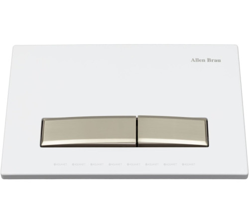 Кнопка смыва пневматическая Allen Brau Fantasy 2.0 ABS белый/никель браш 9.20004.20