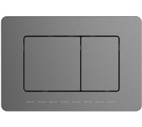 Кнопка смыва пневматическая Allen Brau Infinity сталь графит 9.20006.GR