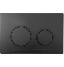 Кнопка смыва Aquanet AQ-PRO-02MB двойная черный матовый 00346767