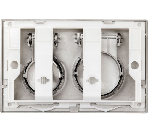 Кнопка смыва Aquanet AQ-PRO-02MB двойная черный матовый 00346767