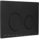 Кнопка смыва Aquanet AQ-PRO-02MB двойная черный матовый 00346767