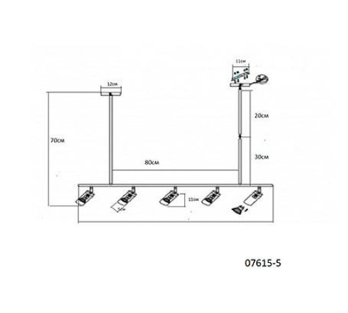 Светильник на штанге Kink Light Кайко 07615-5,19
