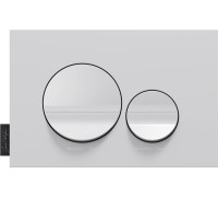 Клавиша смыва Jacob Delafon E20859-00-MWH круглый дизайн матовый белый/глянцевый белый