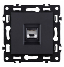 Розетка Ethernet RJ-45 без рамки Kollinger Asthetik AS-017BK