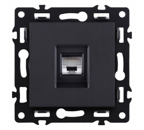 Розетка Ethernet RJ-45 без рамки Kollinger Asthetik AS-017BK