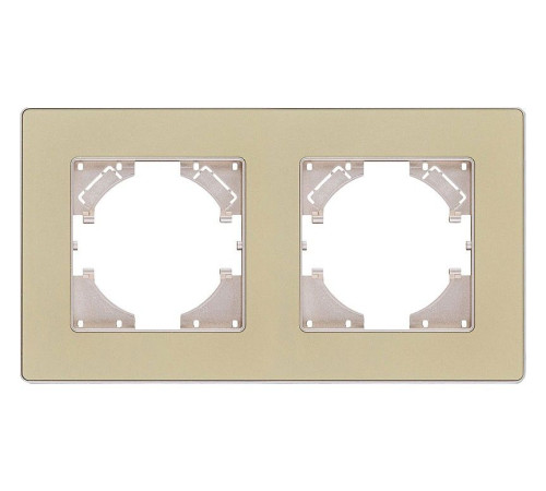 Рамка на 2 поста Kollinger Eleganz Acryl EA2GD