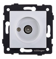 ТВ-розетка без рамки Kollinger  REA-007WH