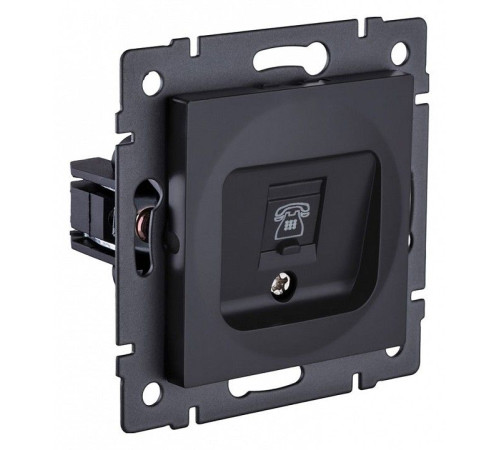Розетка телефонная RJ-11 со штрокой, без рамки Kollinger REA-009BM