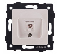 Розетка телефонная RJ-11 со штрокой, без рамки Kollinger  REA-009CM