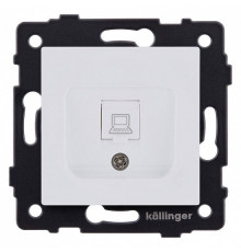 Розетка Ethernet RJ-45 без рамки Kollinger  REA-018WM