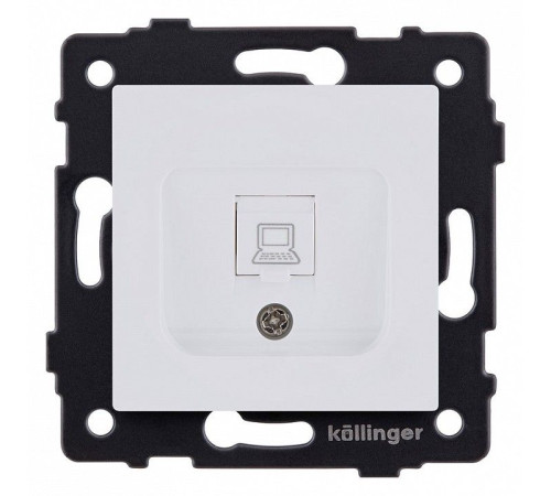 Розетка Ethernet RJ-45 без рамки Kollinger REA-018WM