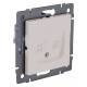 Розетка двойная Ethernet RJ-45 и со шторками, без рамки Kollinger REA-019CM