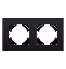 Рамка на 2 поста Kollinger Reflex MG RM2BK
