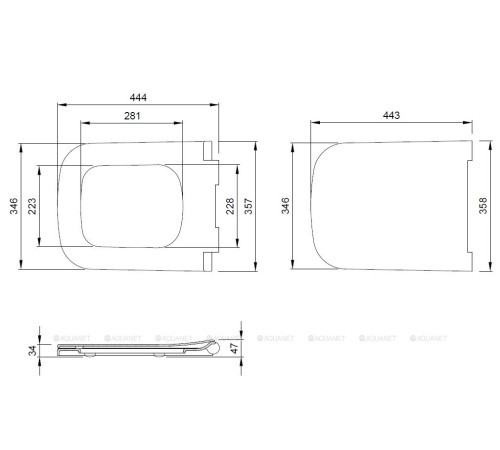 Сиденье для унитаза Allen Brau INFINITY 2 Soft-Close дюропласт белый 4.21013.20