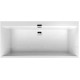 Ванна квариловая Villeroy & Boch Squaro Edge 12 180x80 см комплект с ножками и сливом-переливом UBQ180SQE2DV-01