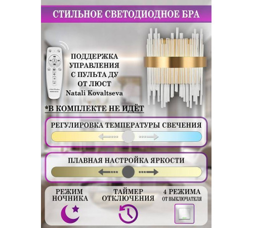 Накладной светильник Natali Kovaltseva LED LAMPS 81118 LED LAMPS 81118/1W
