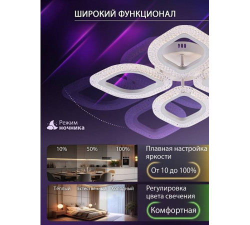Потолочная люстра Natali Kovaltseva SM LED LAMPS 81455