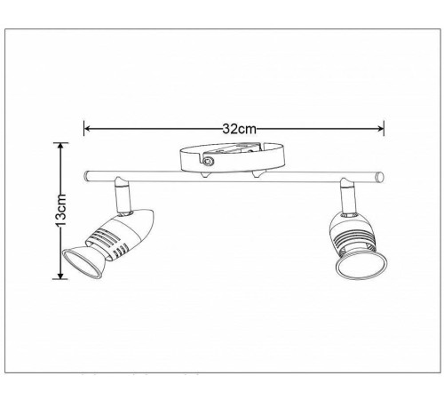 Спот Lucide Caro-Led 13955/10/12