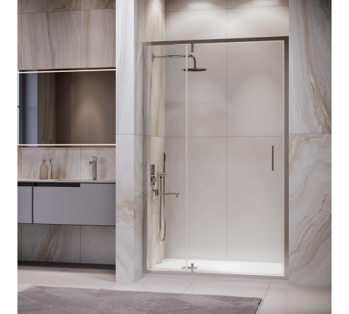 Душевая дверь RGW Lewis LE-103 1200x1950 мм прозрачное стекло профиль хром 711210312-11