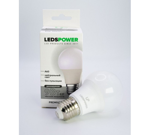 Лампа светодиодная LEDS POWER A60 006567