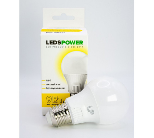 Лампа светодиодная LEDS POWER A60 006581