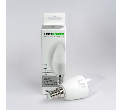Лампа светодиодная LEDS POWER C37 006697