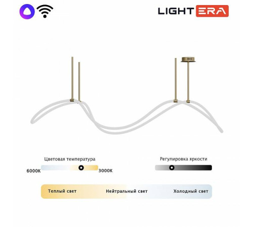 Светильник на штанге LIGHTERA Nyasa LE117L-120GB WIFI