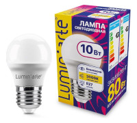 Лампа светодиодная Luminarte  E27 10Вт 3000K LSTD-G45-10W3KE27