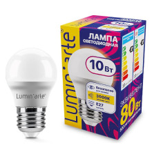 Лампа светодиодная Luminarte  E27 10Вт 3000K LSTD-G45-10W3KE27