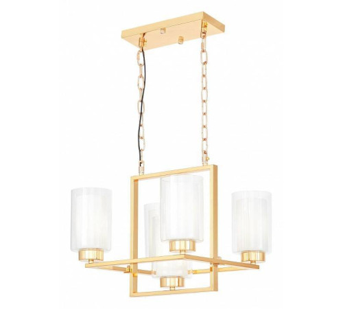 Подвесная люстра LUMINA DECO Lino LDP 1239-5 F.GD