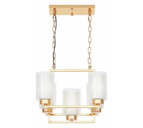 Подвесная люстра LUMINA DECO Lino LDP 1239-5 F.GD