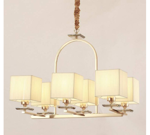 Подвесная люстра LUMINA DECO Liniano LDP 17100-6 GD