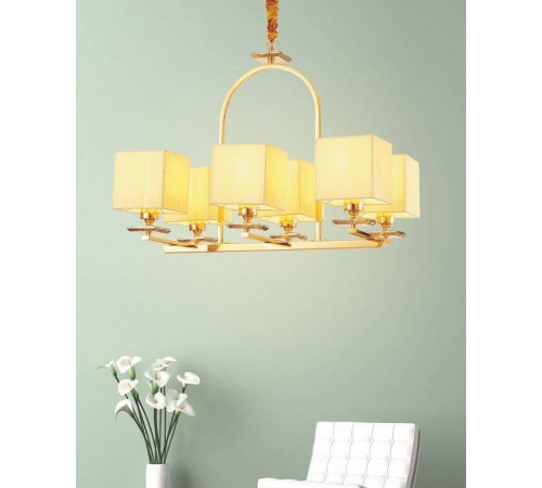 Подвесная люстра LUMINA DECO Liniano LDP 17100-6 GD