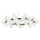 Подвесная люстра LUMINA DECO MARSIADA LDP 6033-40 BK+MD