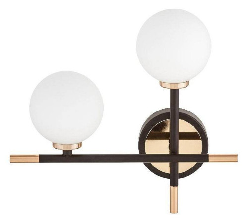 Бра LUMINA DECO Marsiada LDW 6033N-2 BK+FGD