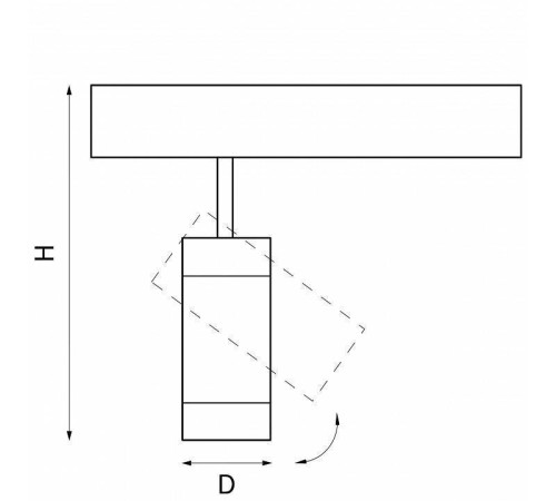 Светильник на штанге Lightstar Teta 205017R