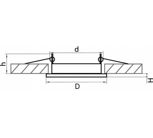 Встраиваемый светильник Lightstar Tensio 212114