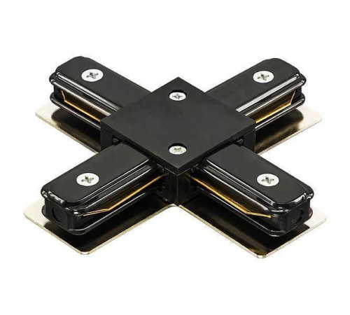 Соединитель с токопроводом X-образный для треков Lightstar Barra 502147