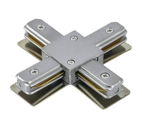 Соединитель с токопроводом X-образный для треков Lightstar Barra 502149