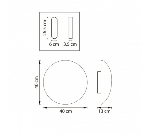 Накладной светильник Lightstar Genova 610646