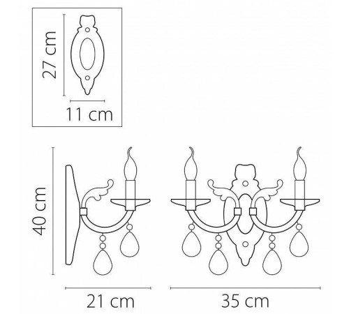 Бра Osgona Stregaro 694622