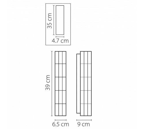 Накладной светильник Osgona Limpio 722620