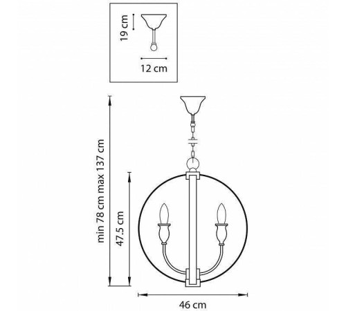 Подвесная люстра Lightstar Cero 731247